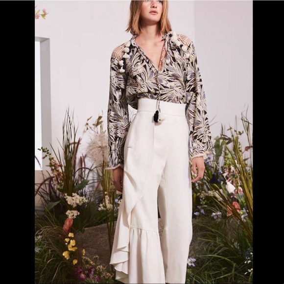 Alexis Pants - NWT Alexis Lainey Wide-Leg Linen Pants
